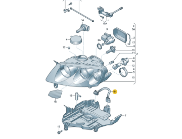 Touareg Far Adaptor Kablo Demetı [7L6971071]