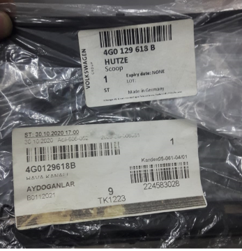Audi A6 A7 Hava Kutusu Kanalı [4G0129618B]